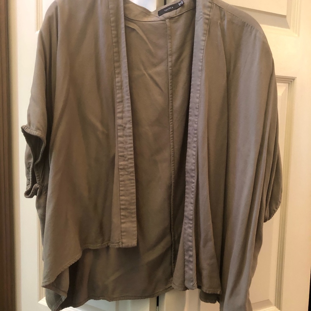 Khaki green kimono